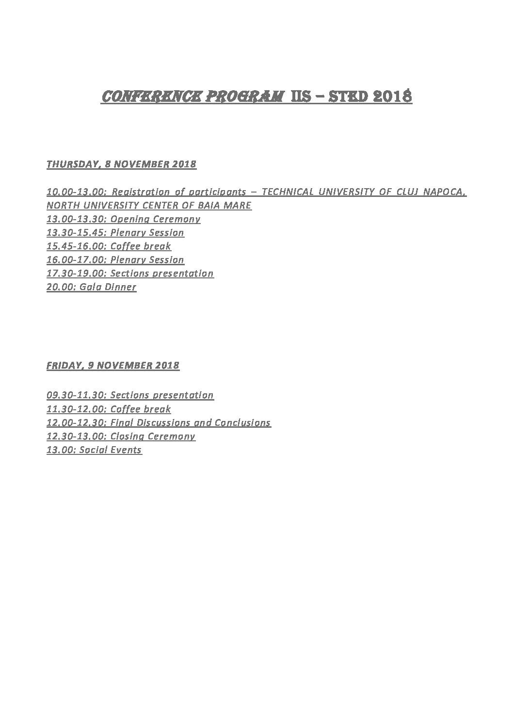 Iis 2018 Program