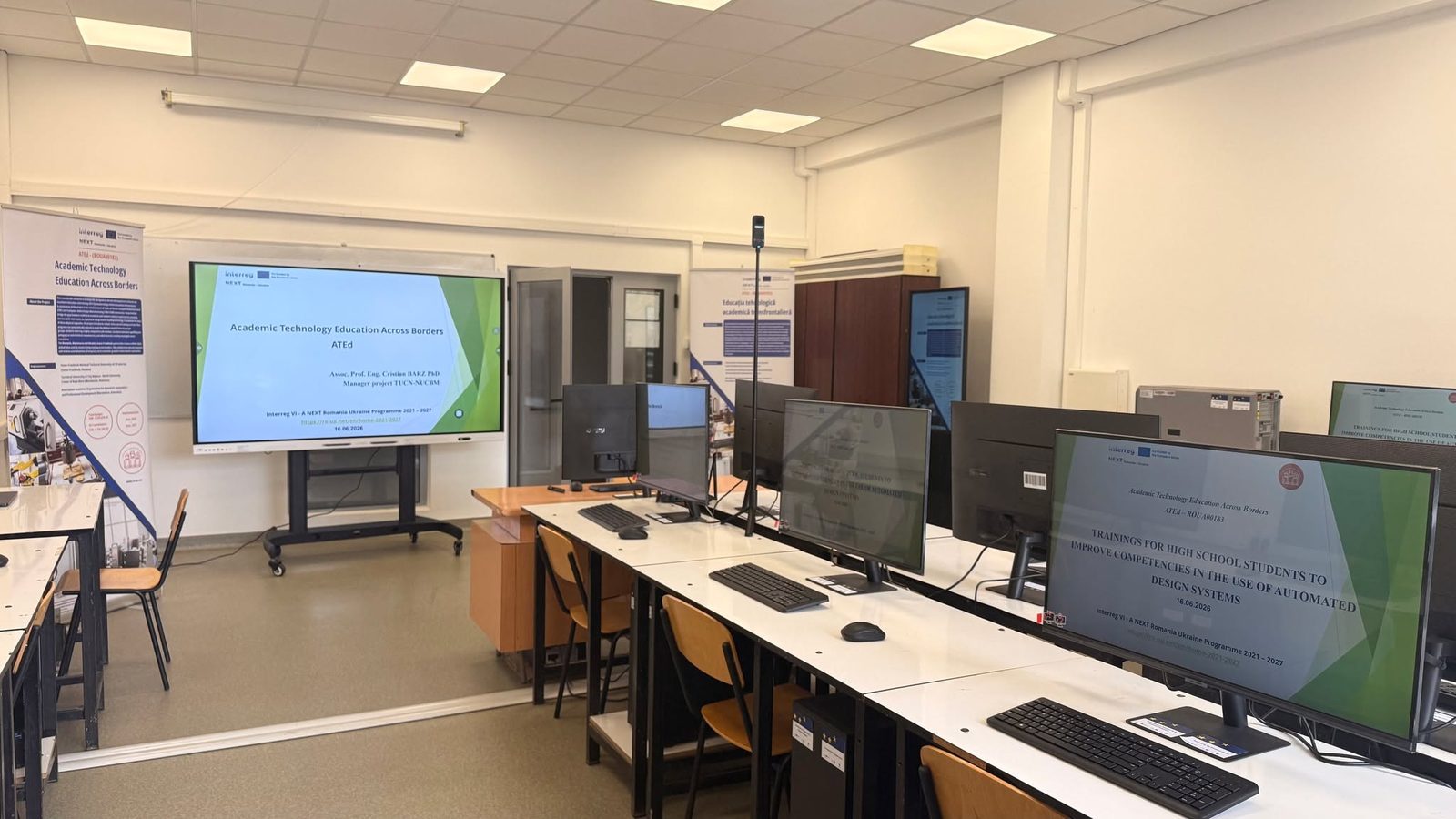Elevi de liceu, instruiți în laboratorul CAD/CAM al UTCN
